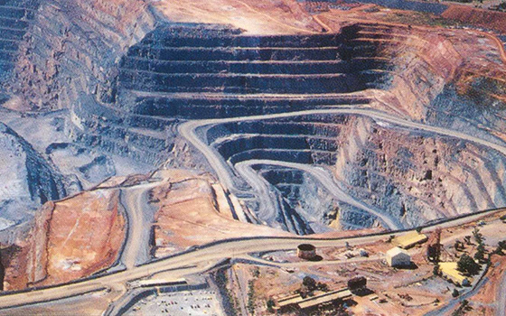 Open cut mine